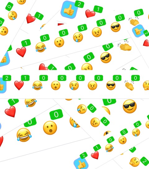 Небольшое обновление — emoji реакции